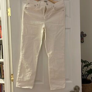 J.Crew Off-White Corduroy Pants Size 29 Vintage Slim Straight
